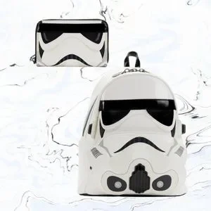 Loungefly Star Wars Stormtrooper Lenticular Cosplay Mini Backpack and Wallet Loungefly Star Wars Stormtrooper Lenticular Cosplay Mini  main image 4